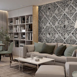 AJOURE Geometric flower beige